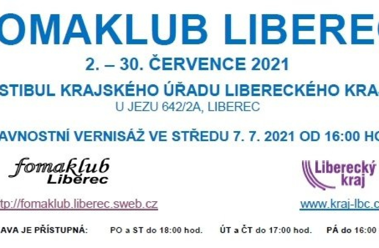Fomaklub Liberec - KULK 2021 - pozvánka